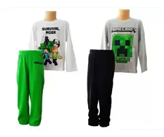 Pijamale copii Minecraft