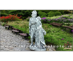 Statuetă Romeo și Julieta, gri patinat, model S55.
