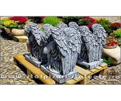 Set îngerași adormiți, gri patinat, model S76.
