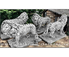 Statuete lei mari și mici pentru curte, grădină, porți și garduri.