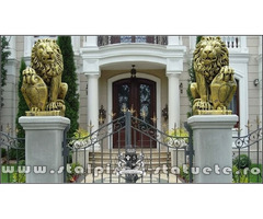 Statuete lei mari și mici pentru curte, grădină, porți și garduri. - 6