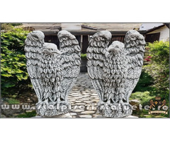 Statuetă vultur, acvilă, șoim, uliu, gri patinat, model S13.