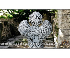Statuetă îngeraș, gri antichizat, model S4.