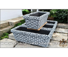 Jardinieră ornament flori, model J14.