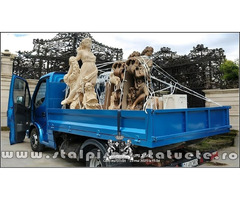 Decorațiuni și statuete, din beton, pentru casă și grădină.