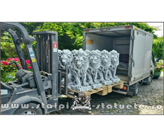 Decorațiuni și statuete, din beton, pentru casă și grădină.