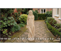 Statuetă domnița erotică, galben patinat, model S30.