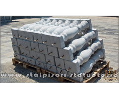 Stâlpișori, baluștri, popici, mosoare, din beton, model B1.