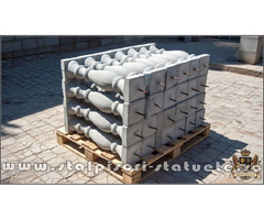 Stâlpișori, baluștri, popici, mosoare, din beton, model B1.