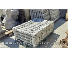 Stâlpișori, baluștri, popici, mosoare, din beton, model B4.