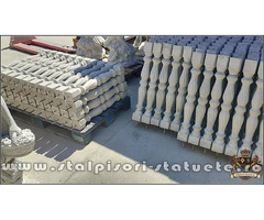 Stâlpișori, baluștri, popici, mosoare, din beton, model B4.
