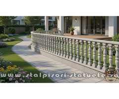 Stâlpișori, baluștri, popici, mosoare, din beton, model B4.