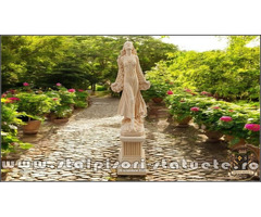 Statuetă zeiţa Flora, galben patinat, model S5.