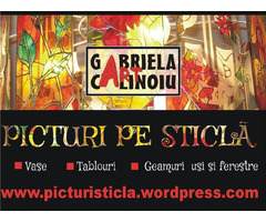 Picturi pe sticla gen vitralii