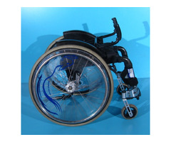 Scaun cu rotile activ din aluminiu  Kuschall / latime sezut 36 cm