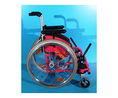 Carucior handicap aluminiu Sopur / latime sezut 24 cm