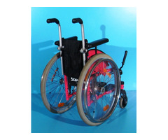 Carucior handicap aluminiu Sopur / latime sezut 24 cm