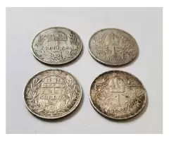 Lot 4 monede argint Franz Joseph 1 korona Austria Ungaria 1894 1898 1912