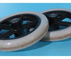 Roata cu cauciuc plin pentru scaun cu rotile Zoom - set - 4