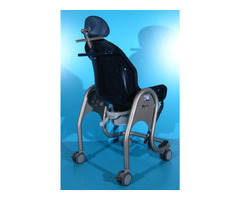 Scaun de dus si WC din aluminiu  latime sezut 40 cm - 7
