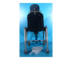 Scaun de dus si WC din aluminiu  latime sezut 40 cm - 8
