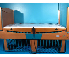 Pat electric pentru ingrijire copii cu doua sectiuni Aks 160X90 - 3