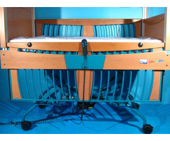 Pat electric pentru ingrijire copii cu doua sectiuni Aks 160X90 - 5