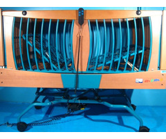 Pat electric pentru ingrijire copii cu doua sectiuni Aks 160X90 - 8