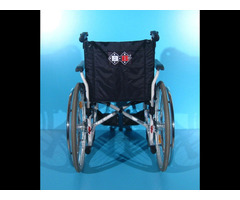 Scaun cu rotile handica BB  latime sezut 43 cm - 6