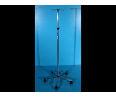 Suport perfuzii din inox cu 4 carlige - Sundo