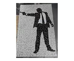 Tablou decorativ mozaic ceramica James Bond