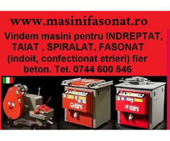 Masini combinate : taiat si fasonat fier beton