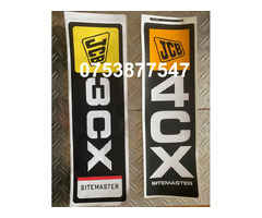 Abtibilduri decorative JCB 3CX 4CX