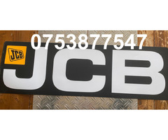 Abtibilduri decorative JCB 3CX 4CX
