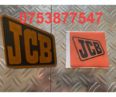 Abtibilduri decorative JCB 3CX 4CX - 6