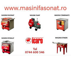 Masini de fasonat, indreptat, taiat, spiralat fier beton
