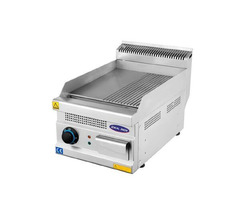 Gratar electric striat si neted, 40 cm, Ideal Inox, Linia 630