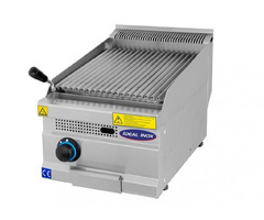 Gratar cu roca vulcanica, Ideal Inox, 40 cm, gaz, Linia 630