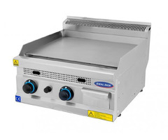 Gratar profesional, Ideal Inox, placa neteda, 60 cm, butelie, Linia 630