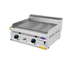 Gratar profesional placa striata, Ideal Inox, 60 cm, gaz natural, Linia 630