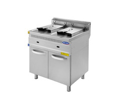 Friteuza profesionala, Ideal Inox, 15 +15 l, gaz, Linia 700