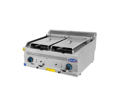 Friteuza electrica profesionala 12+12 l, control digital, Ideal Inox, Linia 700