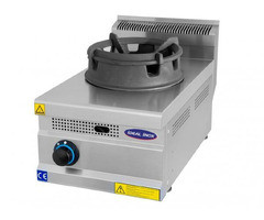 Aragaz profesional cu un foc tip wok, Ideal Inox, gaz natural, Linia 700