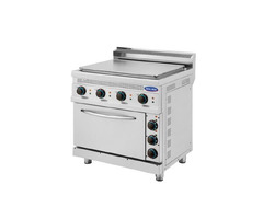 Aragaz electric cu foc inchis, Ideal Inox, 800x700x850, Linia 700