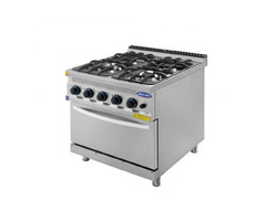 Masina de gatit 4 arzatoare si cuptor, Ideal Inox, Linia 930, Gaz Natural - 1