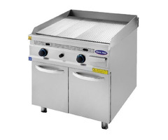 Gratar electric profesional cu placa striata, Ideal Inox, Linia 930