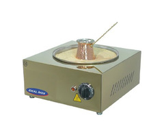 Aparat cafea la nisip, Ideal Inox, inox auriu