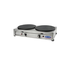 Crepiera profesionala pe gaz dubla, Ideal Inox, 40 cm