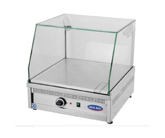 Vitrina de incalzire hot dog, hamburger, Ideal Inox, umidificator - 1