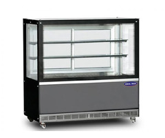 Vitrina calda expunere, Ideal Inox, 1000x700x1300